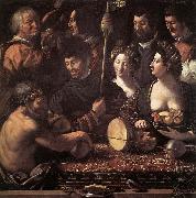 DOSSI, Dosso Witchcraft (Allegory of Hercules) dfg oil painting on canvas